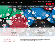 Tablet Screenshot of bettingjobs.com